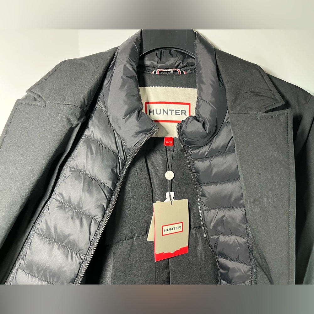 Hunter Aldgate Insulated Water & Windresitant Blazer Twofer Jacket - Black - Picture 4 of 16